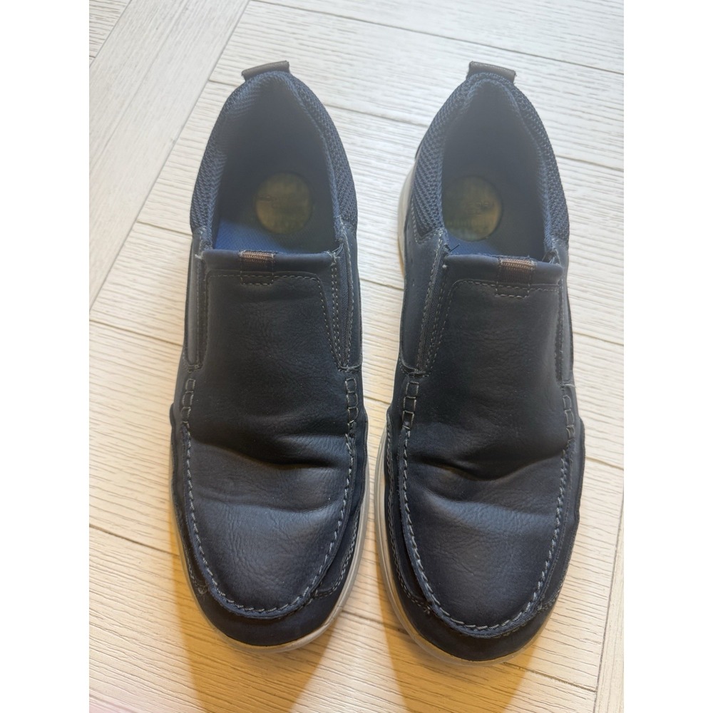Nunn Bush Men's CONWAY MOC TOE SLIP ON, Navy. Sz 11.5M W/ Comfort Gel Footbed - Picture 3 of 8